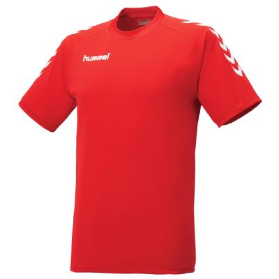 hummel-SPORTS<br>ジュニアプレゲームシャツ　レッド