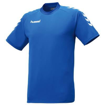hummel-SPORTS<br>ジュニアプレゲームシャツ　ロイヤルブルー