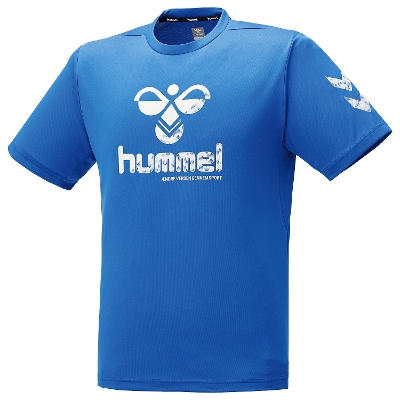 hummel(ヒュンメル)-S  ジュニアプラクティスシャツ プリズムブルー