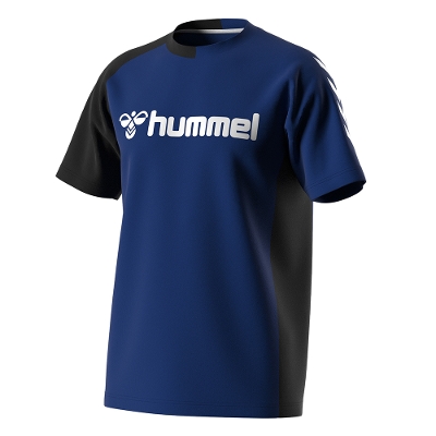 hummel(ヒュンメル)-S  ハンドボールプラクティスシャツ　Ｇブルー×ブラック