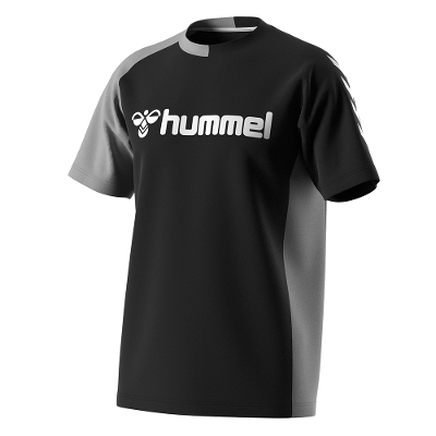 hummel(ヒュンメル)-S  ハンドボールプラクティスシャツ　ブラック×グレー