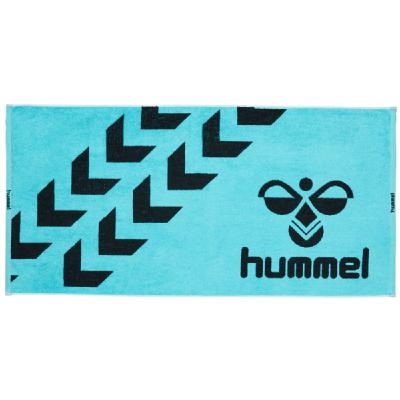 hummel-SPORTS<br>バスタオル アサギ×ブラック