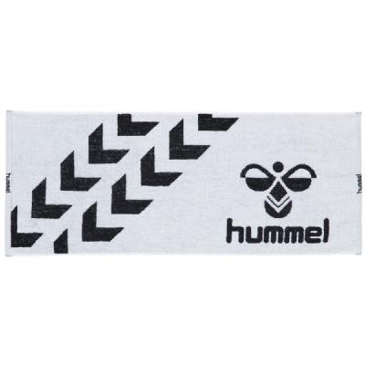 hummel-SPORTS<br>スポーツタオル ホワイト×ブラック